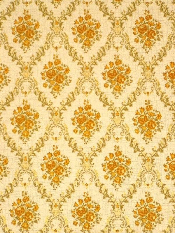 50s Wallpaper Vintage Baroque Wallpaper For Sale From - HD Wallpaper 