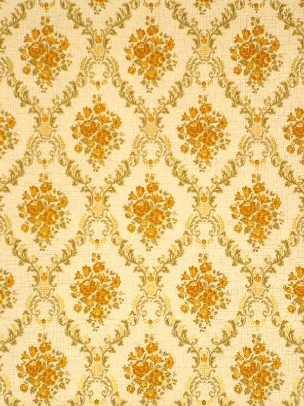 50s Wallpaper Vintage Baroque Wallpaper For Sale From - HD Wallpaper 