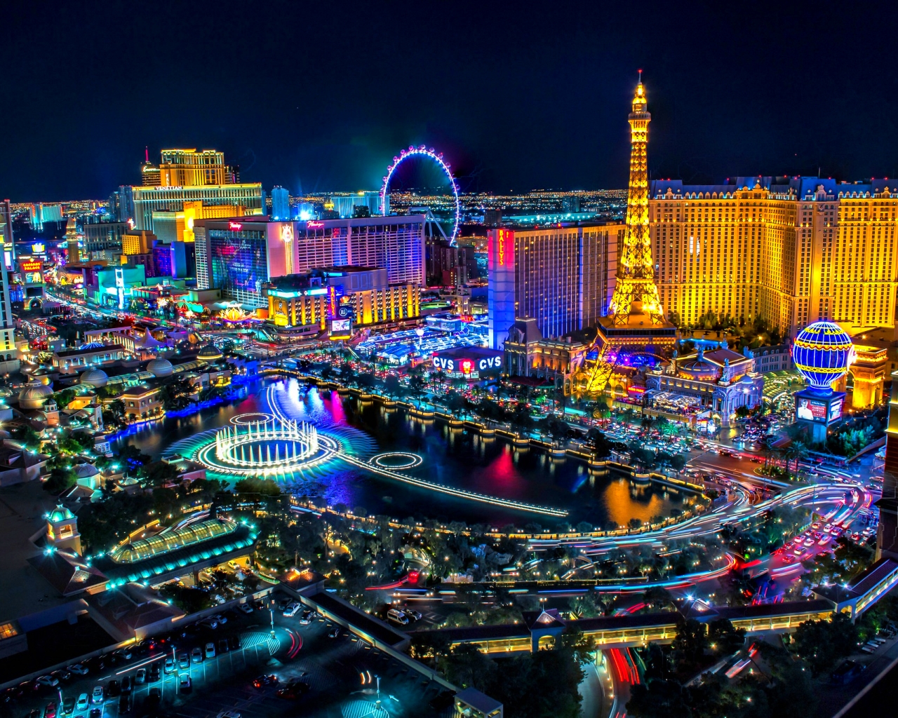 Las Vegas - Las Vegas At Night Hd - HD Wallpaper 