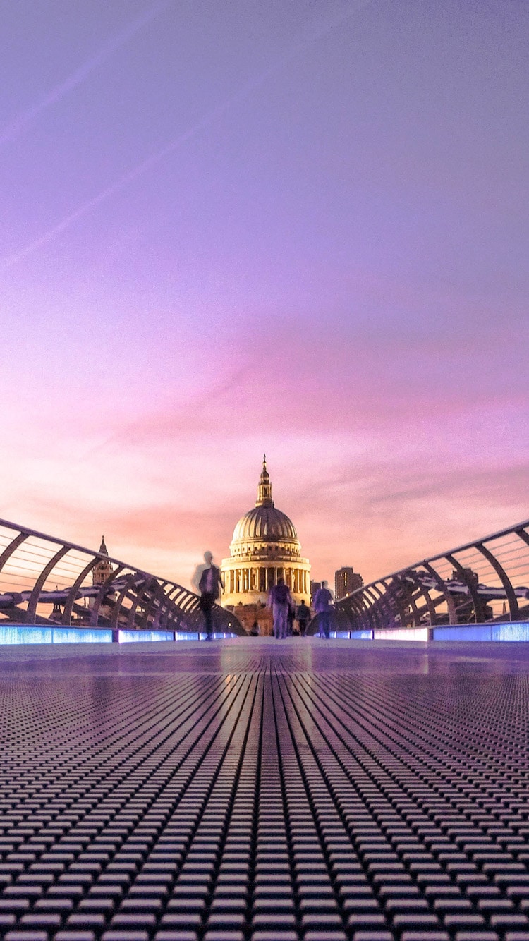 Millennium Bridge, London, St - Quotes From The Great Fire Of London - 750x1334 Wallpaper Millennium Bridge, London, St - Quotes From The Great Fire Of London - 750x1334 Wallpaper