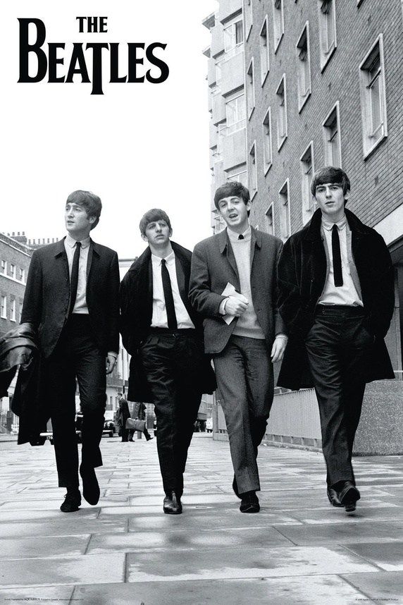 Beatles Poster - HD Wallpaper 