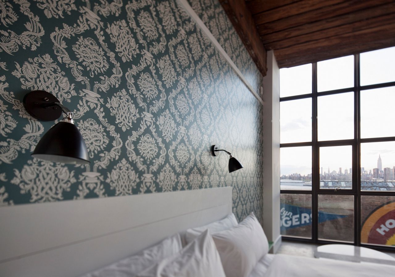 Dan Funderburgh S Cordage Wallpaper At The Wythe Hotel - Wythe Hotel - HD Wallpaper 