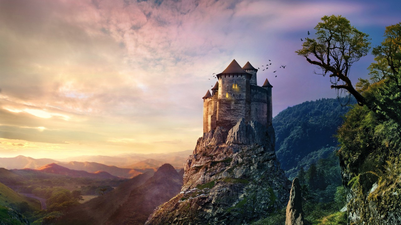 Castle Background Free - HD Wallpaper 