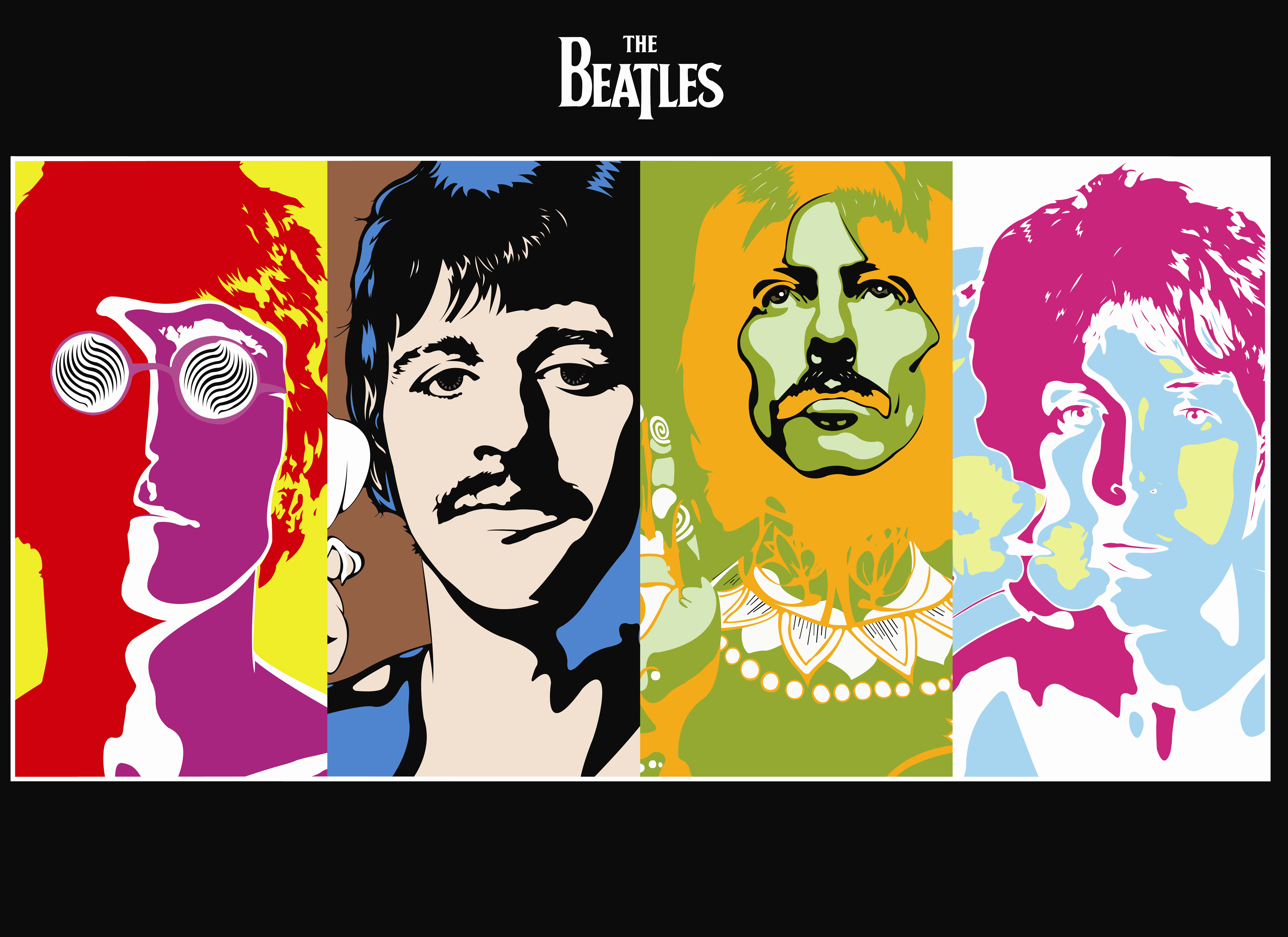 Beatles Psychedelic - HD Wallpaper 