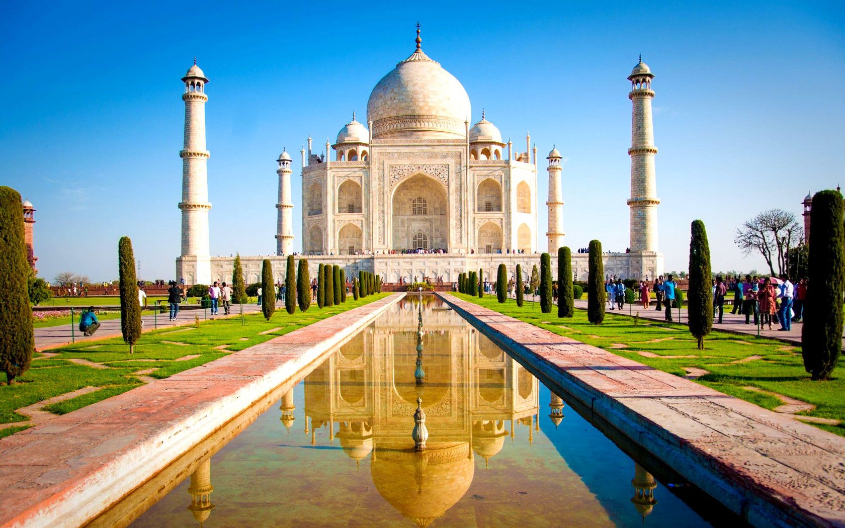 Taj Mahal Wallpapers Hd Full Size Download 
 Data-src - Taj Mahal - HD Wallpaper 