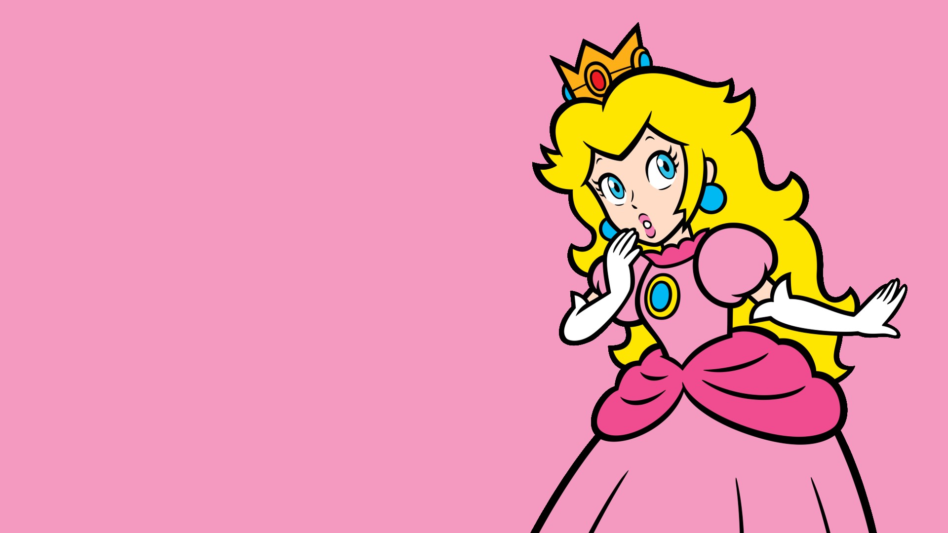 Princess Peach Wallpaper Hd - HD Wallpaper 