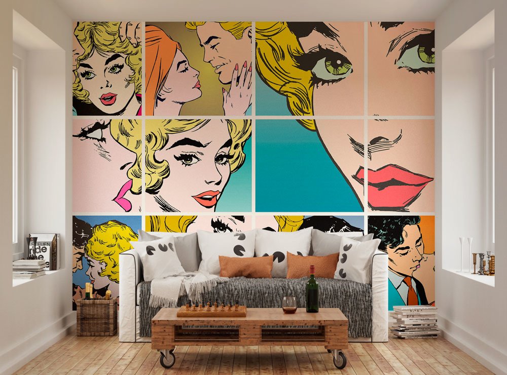 Interior Design Pop Art - HD Wallpaper 