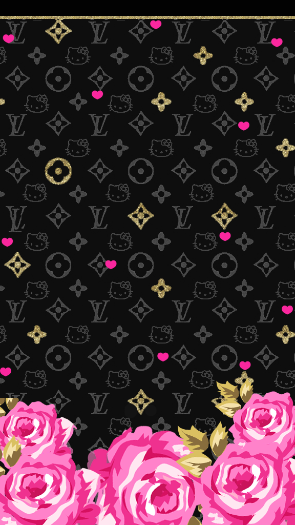 Pink And Black Wallpaper Love - HD Wallpaper 