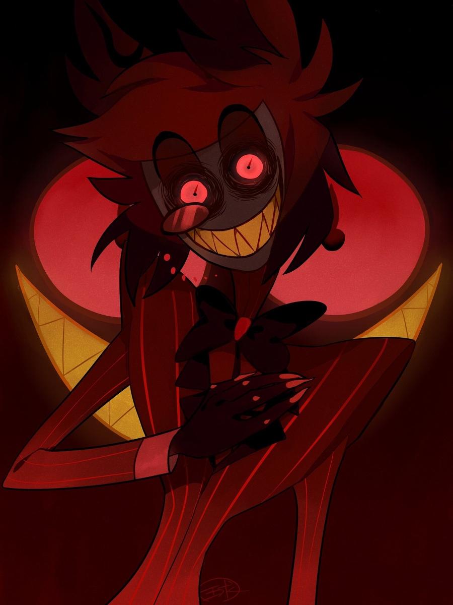 Hazbin Hotel Wallpaper - Hazbin Hotel Alastor Fanart - HD Wallpaper 