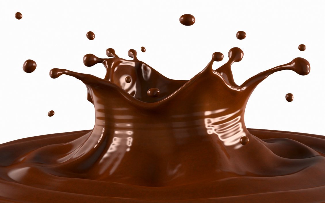 Download Wallpaper Chocolate Splash - Chocolate Splash - HD Wallpaper 