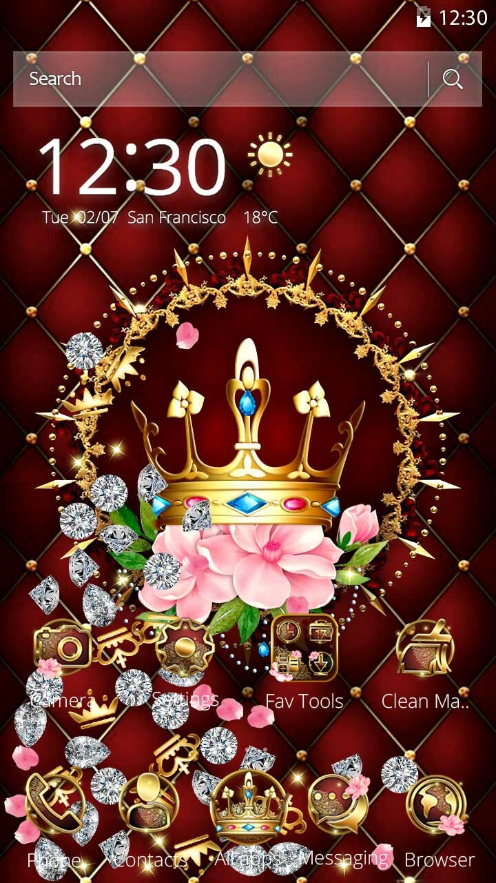 Gold Crown - HD Wallpaper 