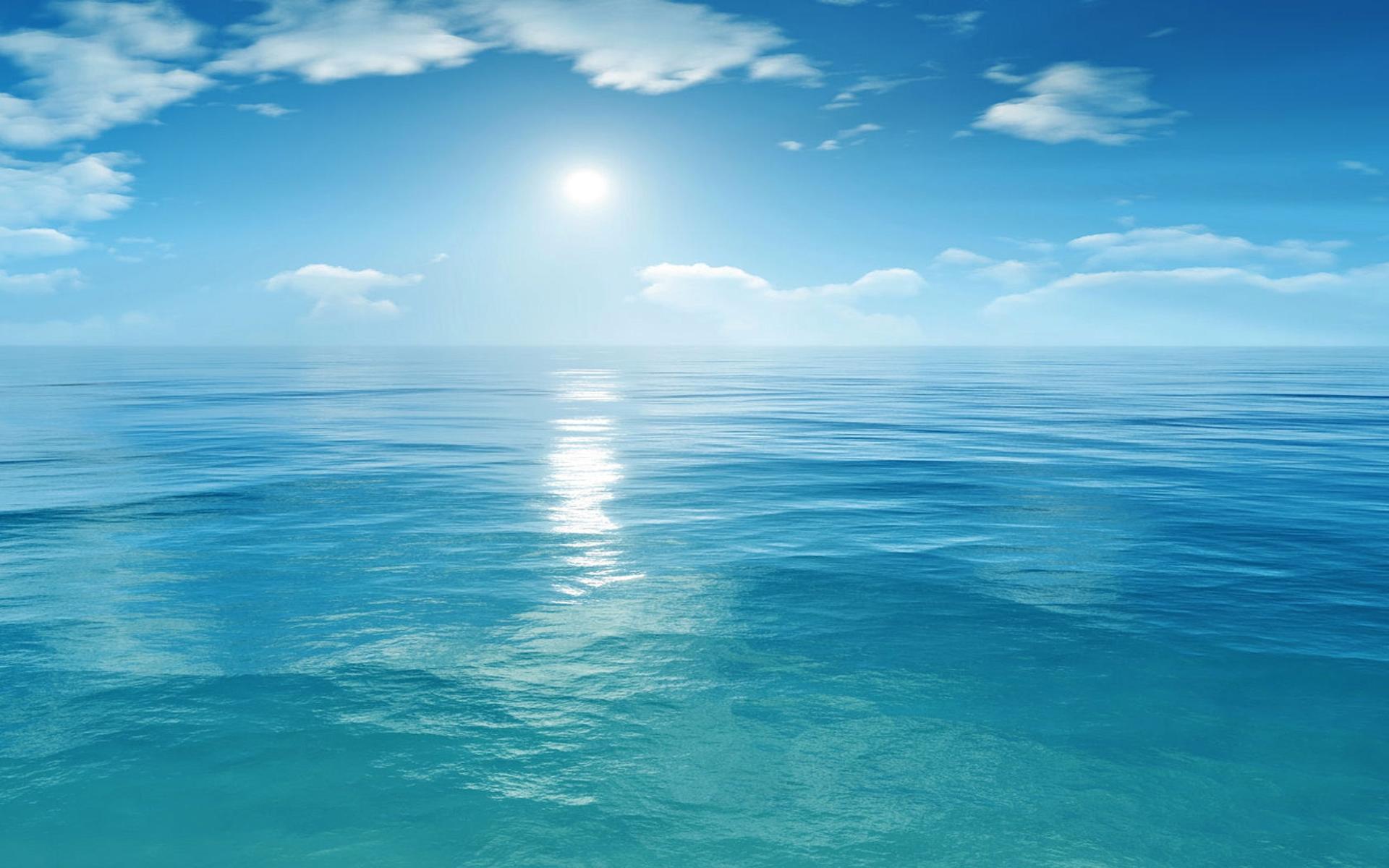 Blue Sea - HD Wallpaper 