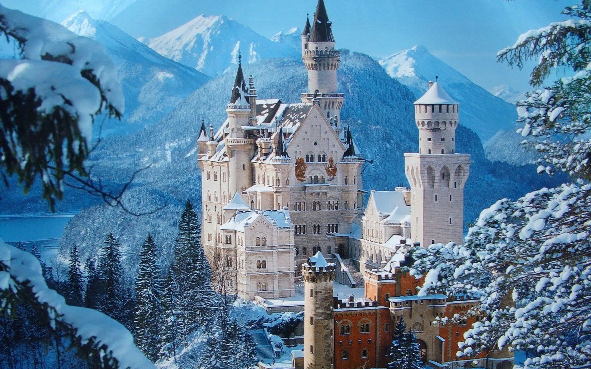 95 Neuschwanstein Castle Hd Wallpapers - Neuschwanstein Castle Germany - HD Wallpaper 