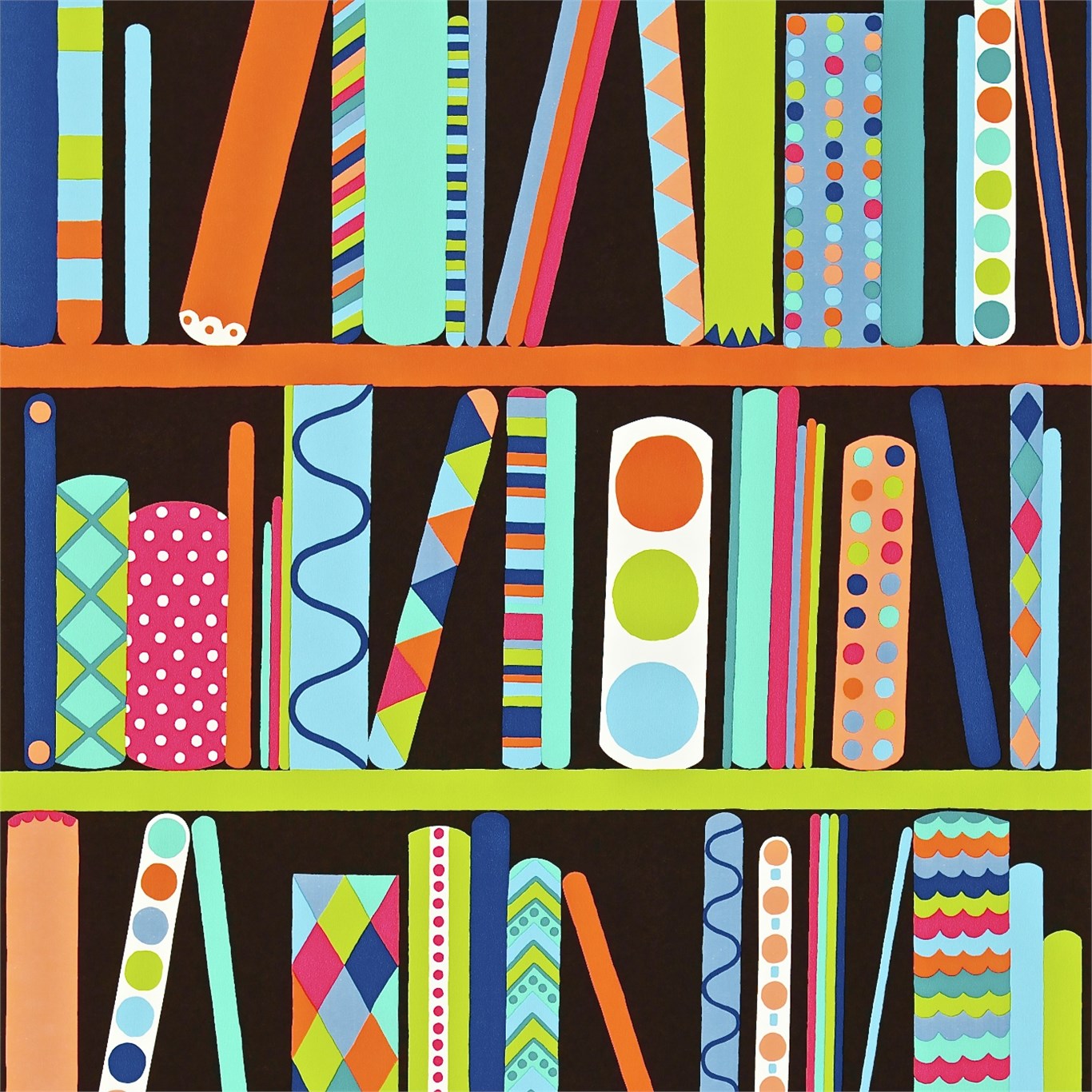 All My Books, A Wallpaper By Harlequin, Part Of The - Books Wallpaper For Kids - HD Wallpaper 