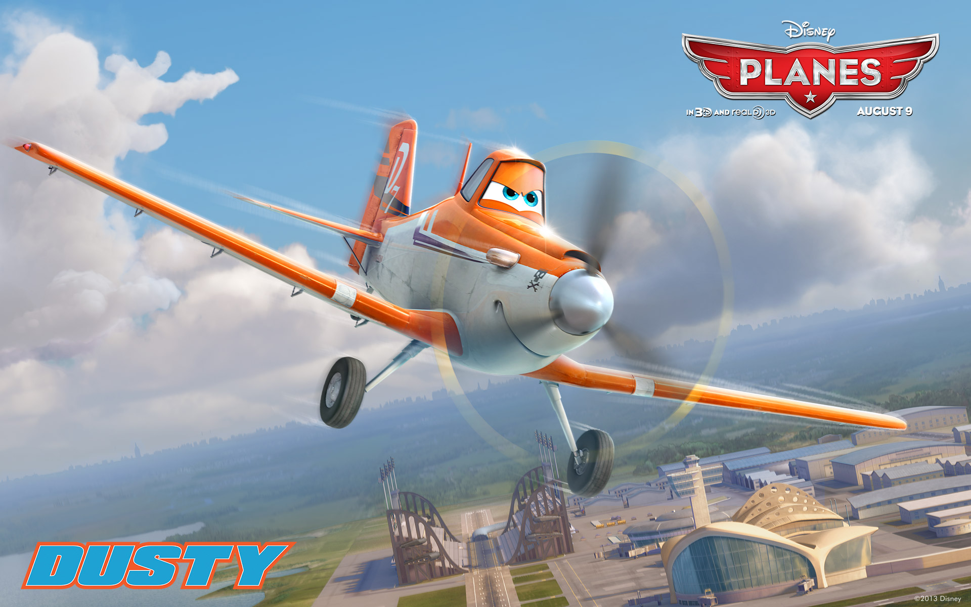 Disney Planes Dusty - HD Wallpaper 