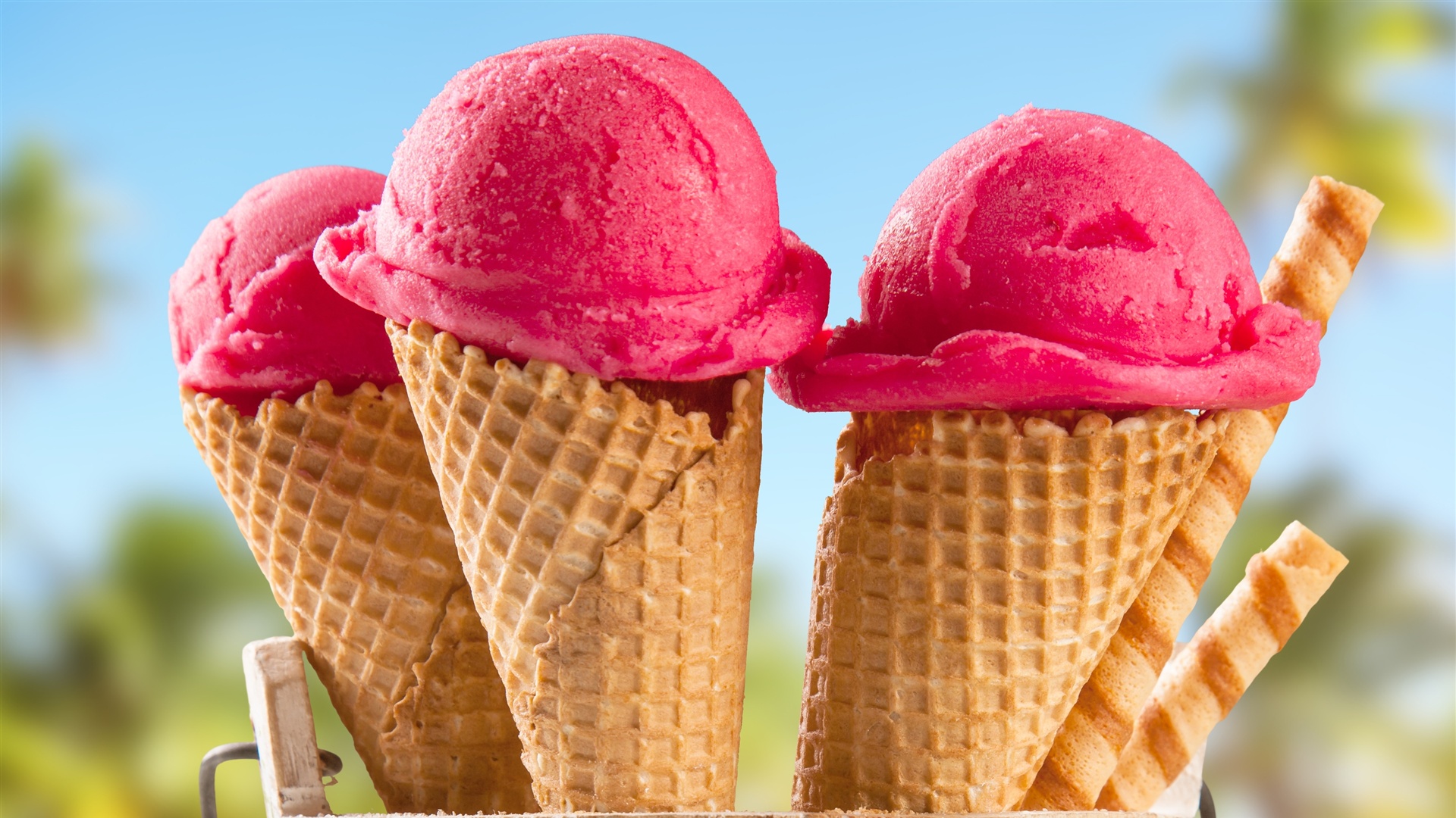 Ice Cream Hd Wallpaper For Desktop - HD Wallpaper 