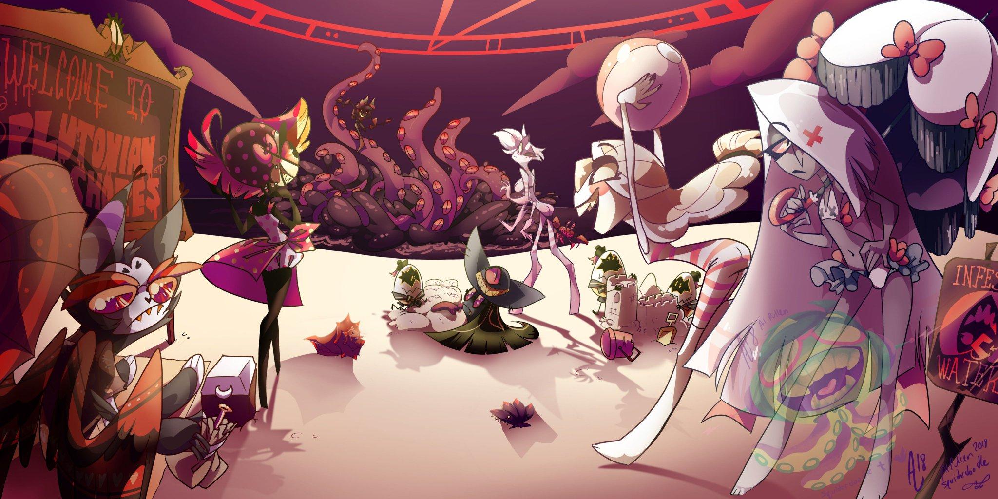 Hazbin Hotel Wallpaper - Hazbin Hotel Wallpaper Hd - HD Wallpaper 