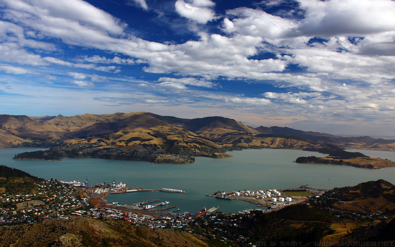 Lyttleton Harbour - HD Wallpaper 