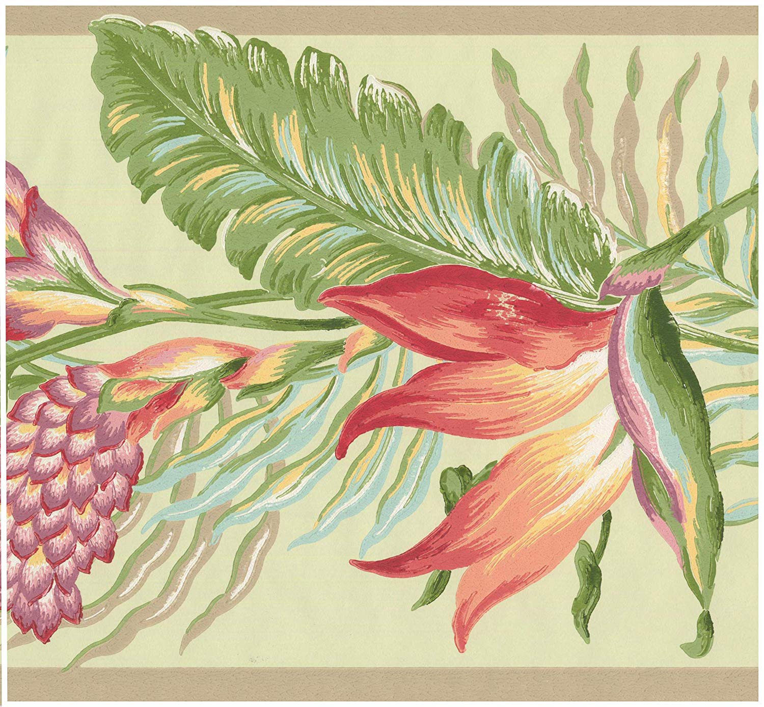 Mauve Purple Green Red Leaves Mint Green Wallpaper - Green - HD Wallpaper 