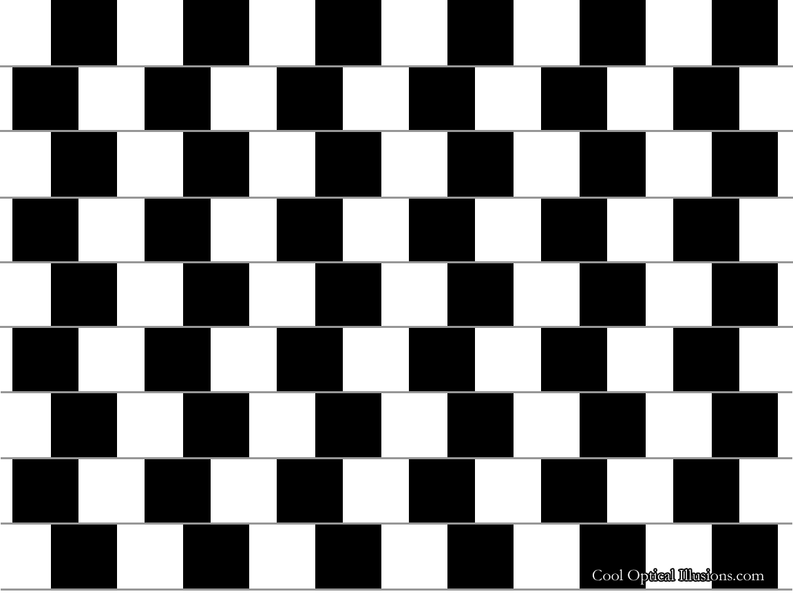 Optical Illusion Curved Lines - HD Wallpaper 