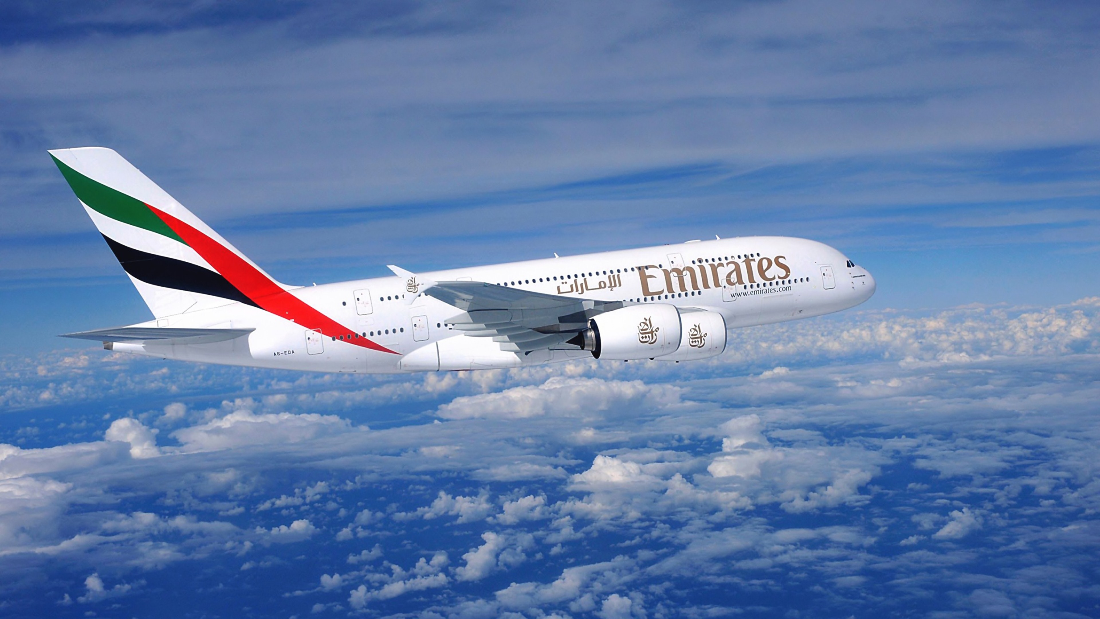Emirates A380 Hd - HD Wallpaper 
