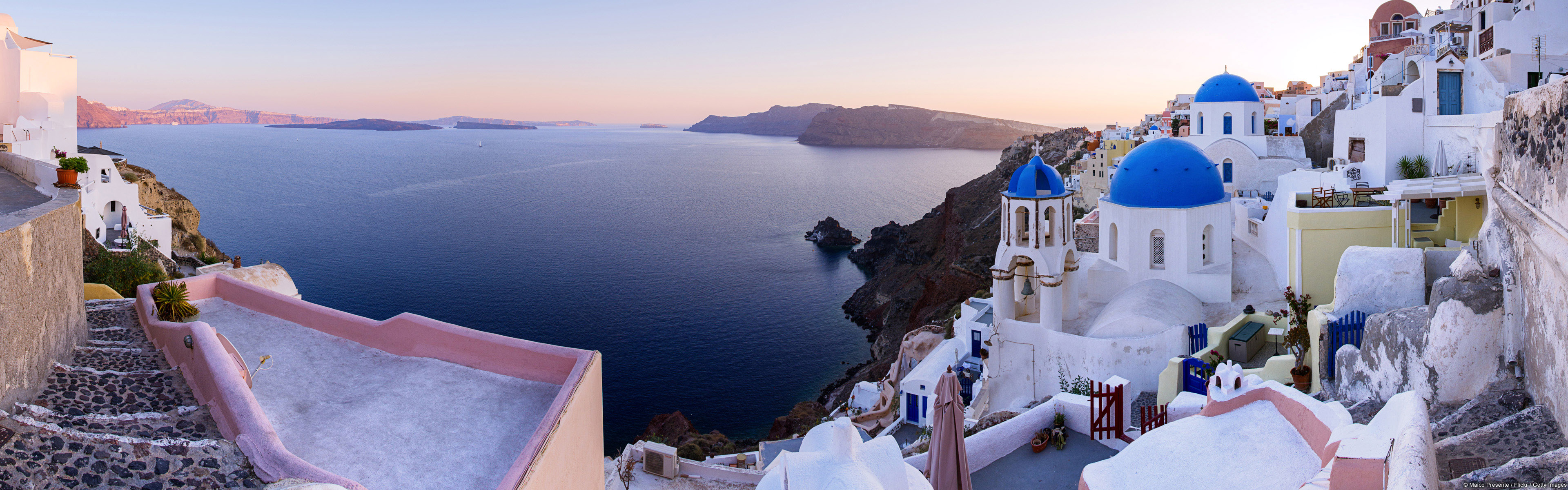 Greece Santorini - HD Wallpaper 