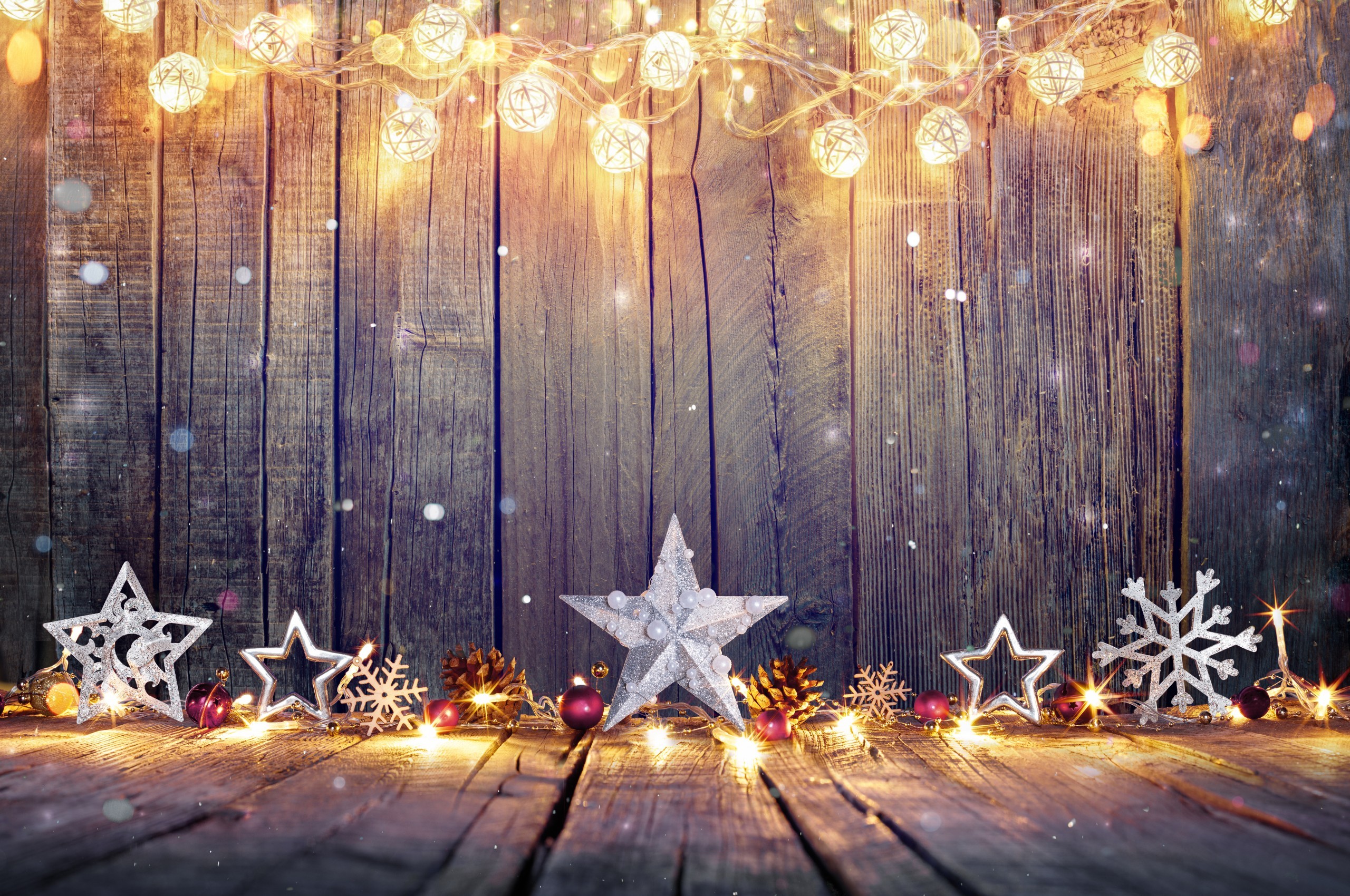 Christmas Decorations, Lights, Holiday - Christmas Photography - HD Wallpaper 