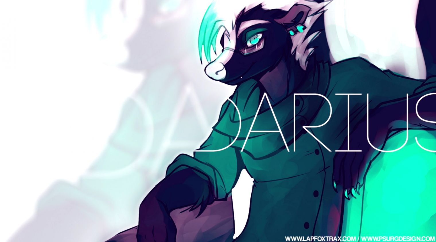 Lapfox Trax Darius Furry Wallpaper And Background - Music Furry Background - HD Wallpaper 