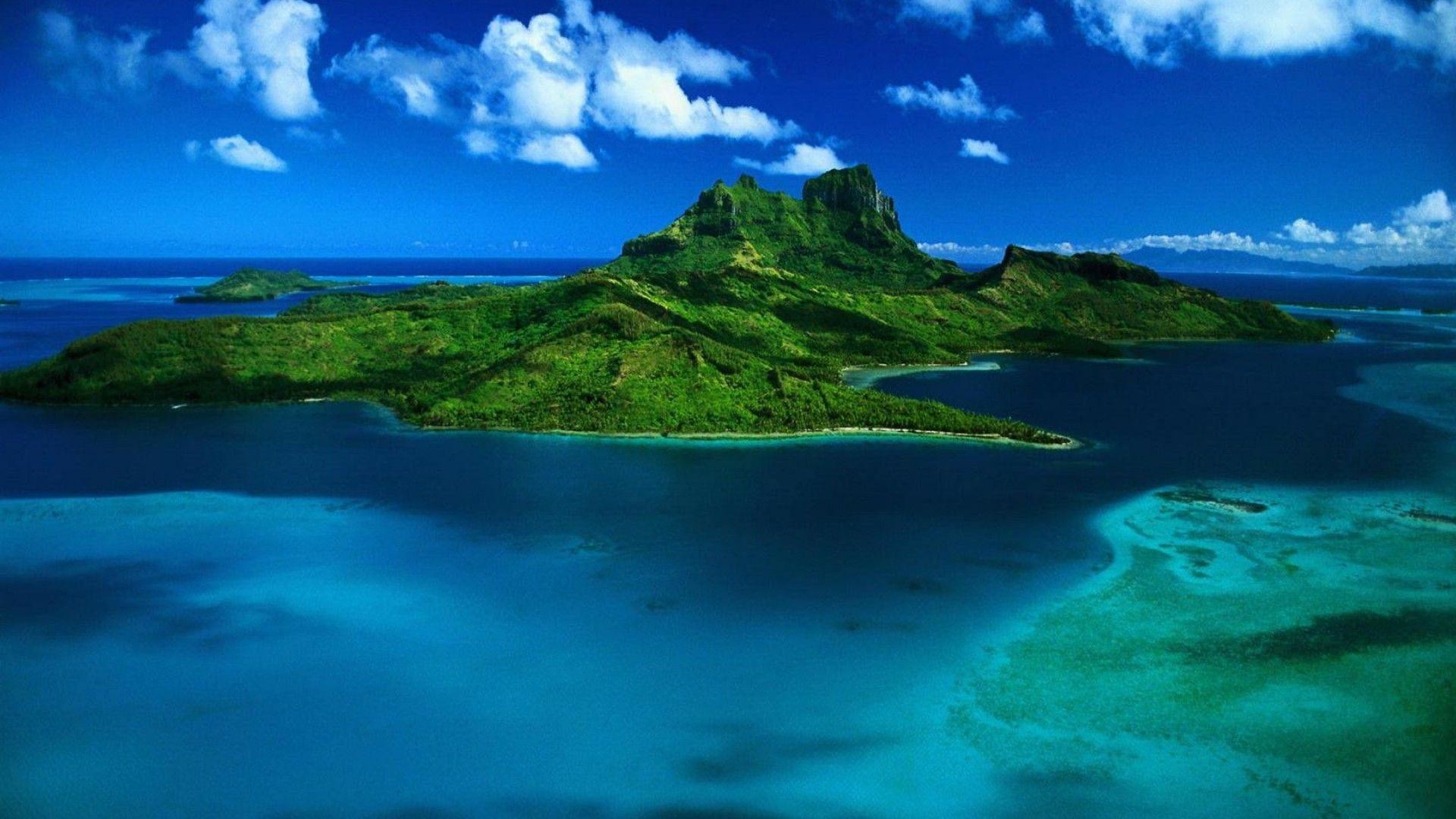 1920x1080, Astonishing Water Tropical Island Wallpaper - Tropical Island - HD Wallpaper 