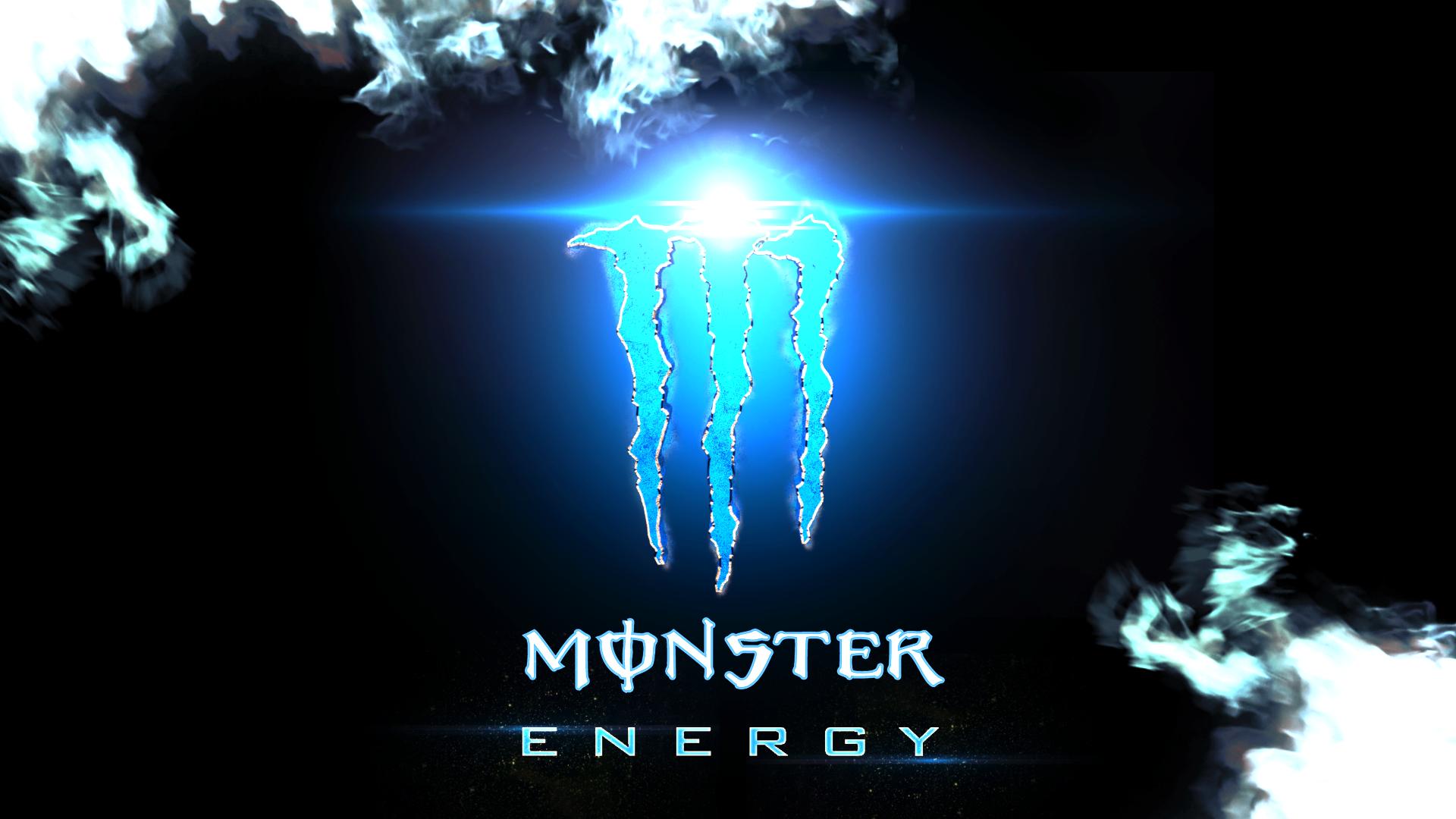 Blue Monster Energy Wallpaper - Monster Energy Background - HD Wallpaper 