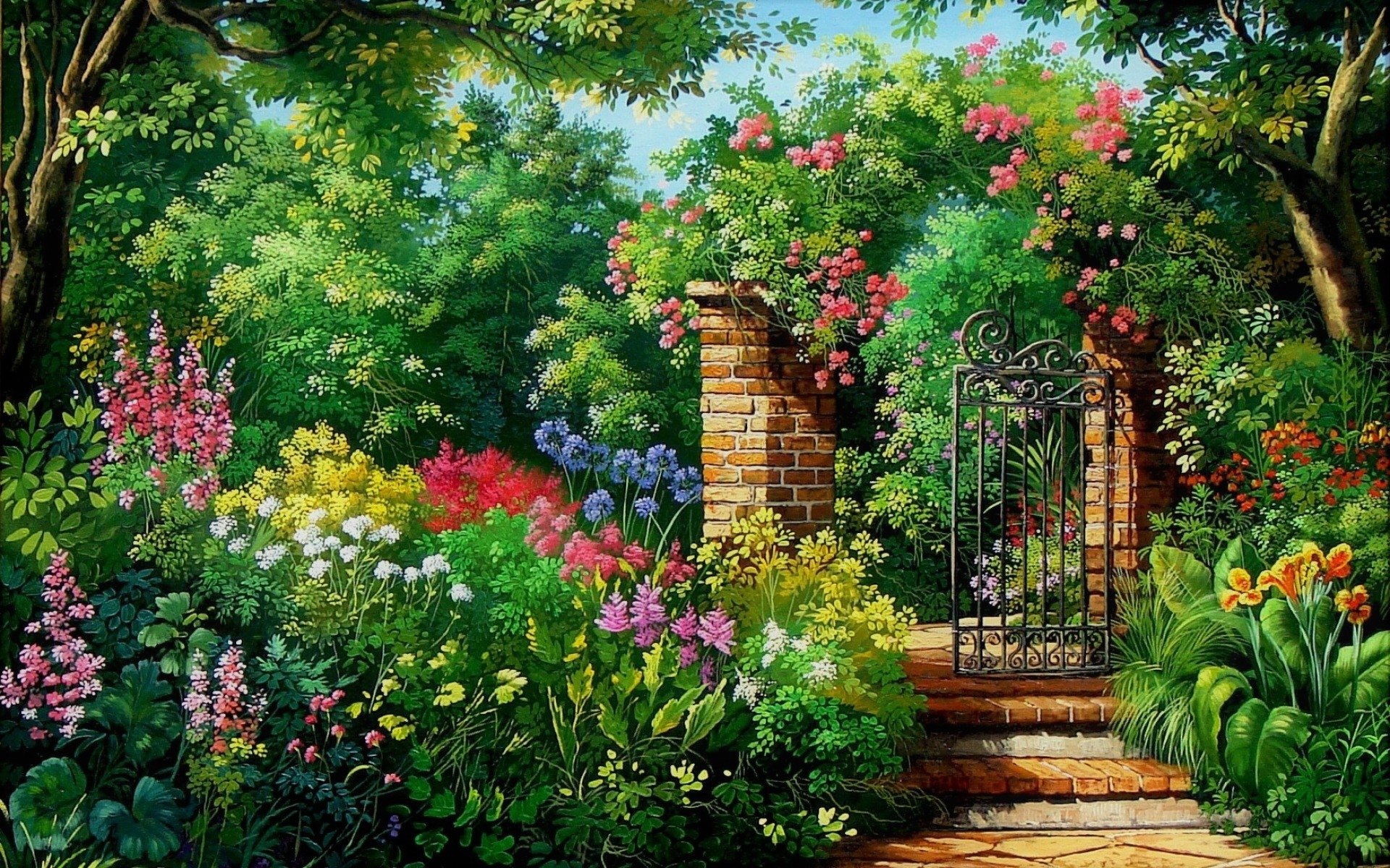 English Garden 1920x1200 Wallpaper teahub.io