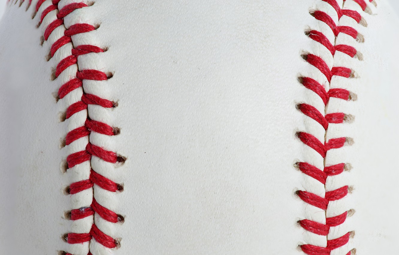 Photo Wallpaper Texture, Pattern, Ball, Baseball - Baseball Ball Texture - HD Wallpaper 