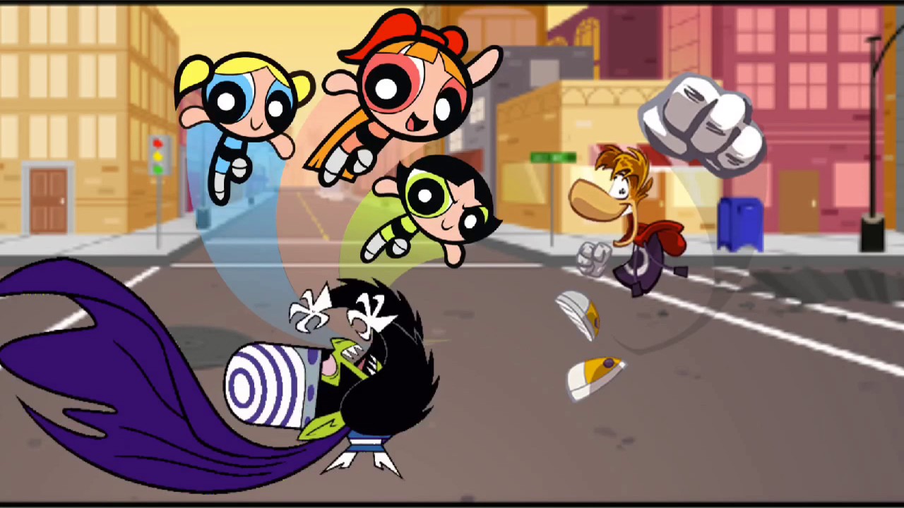Rayman Origins And The Powerpuff - HD Wallpaper 