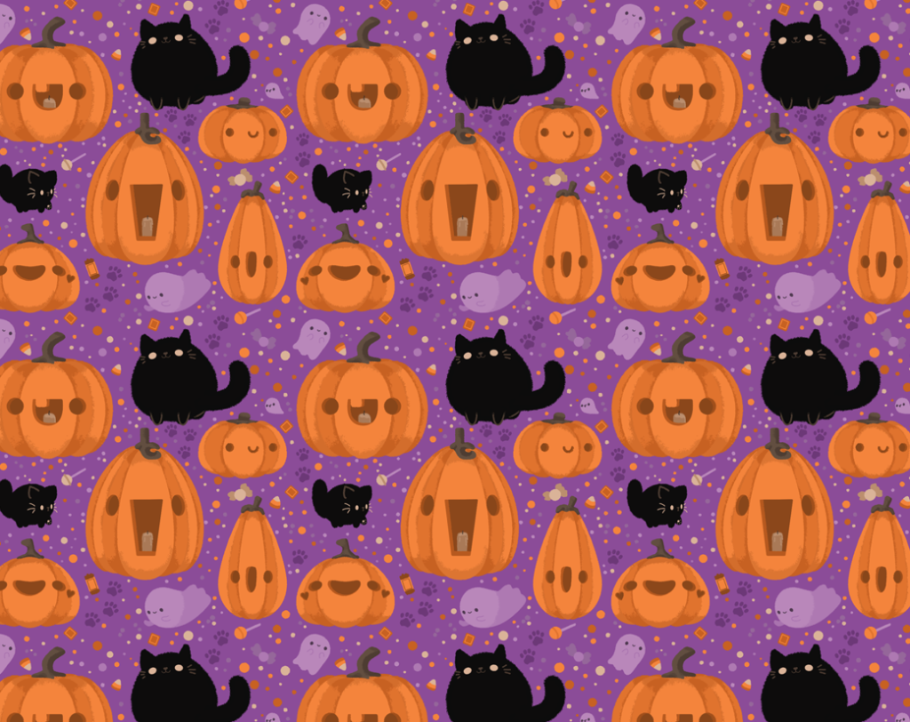 Cute Halloween Background - HD Wallpaper 