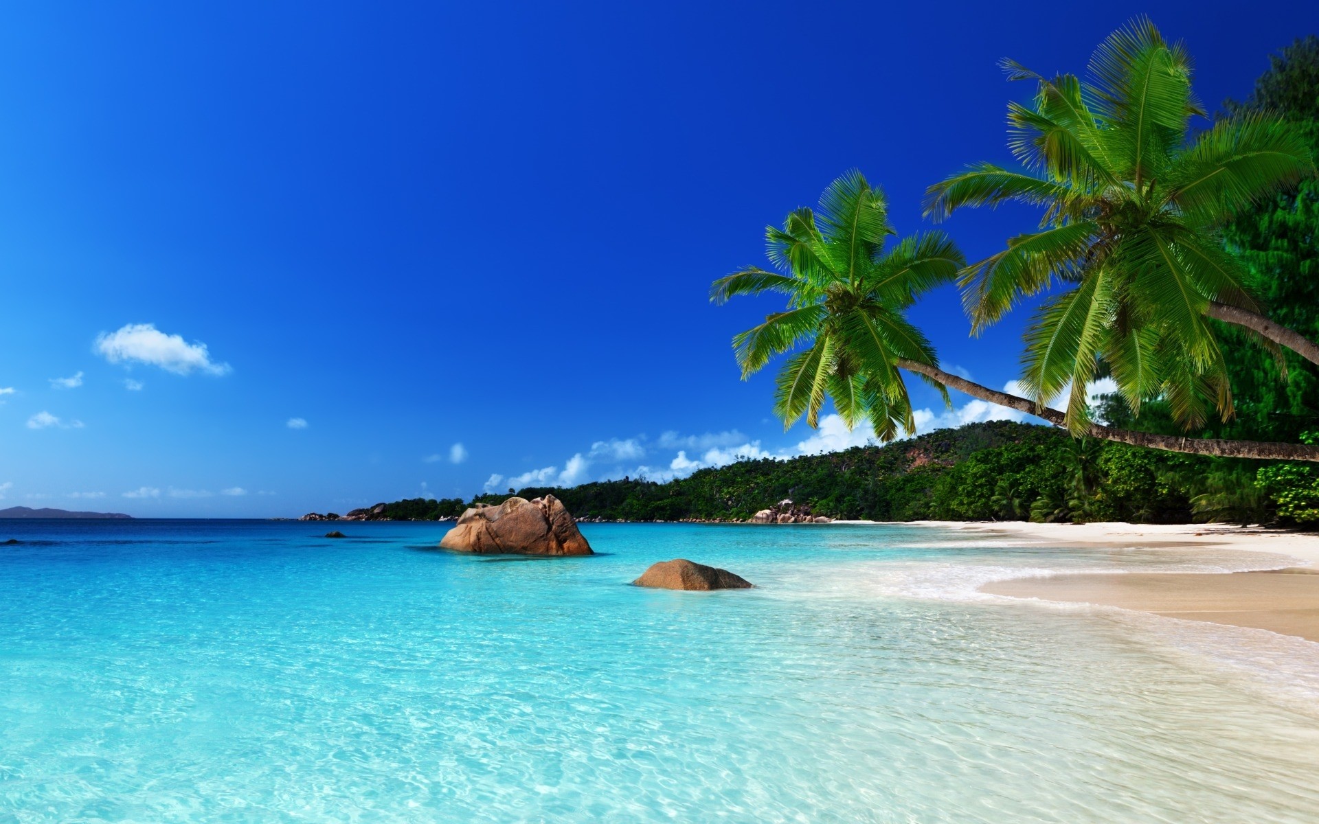 Tropical Island Computer Wallpapers Desktop Backgrounds - Jamaica Beach - HD Wallpaper 