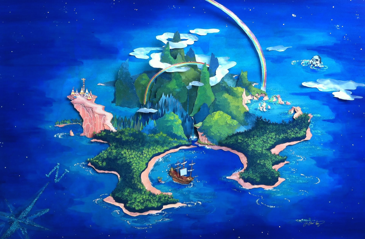 Wallpaper Aljanh - Peter Pan Disney Neverland - HD Wallpaper 
