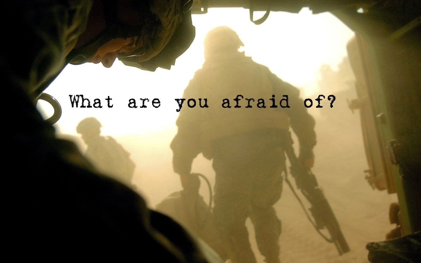 You Afraid Of Military - HD Wallpaper 