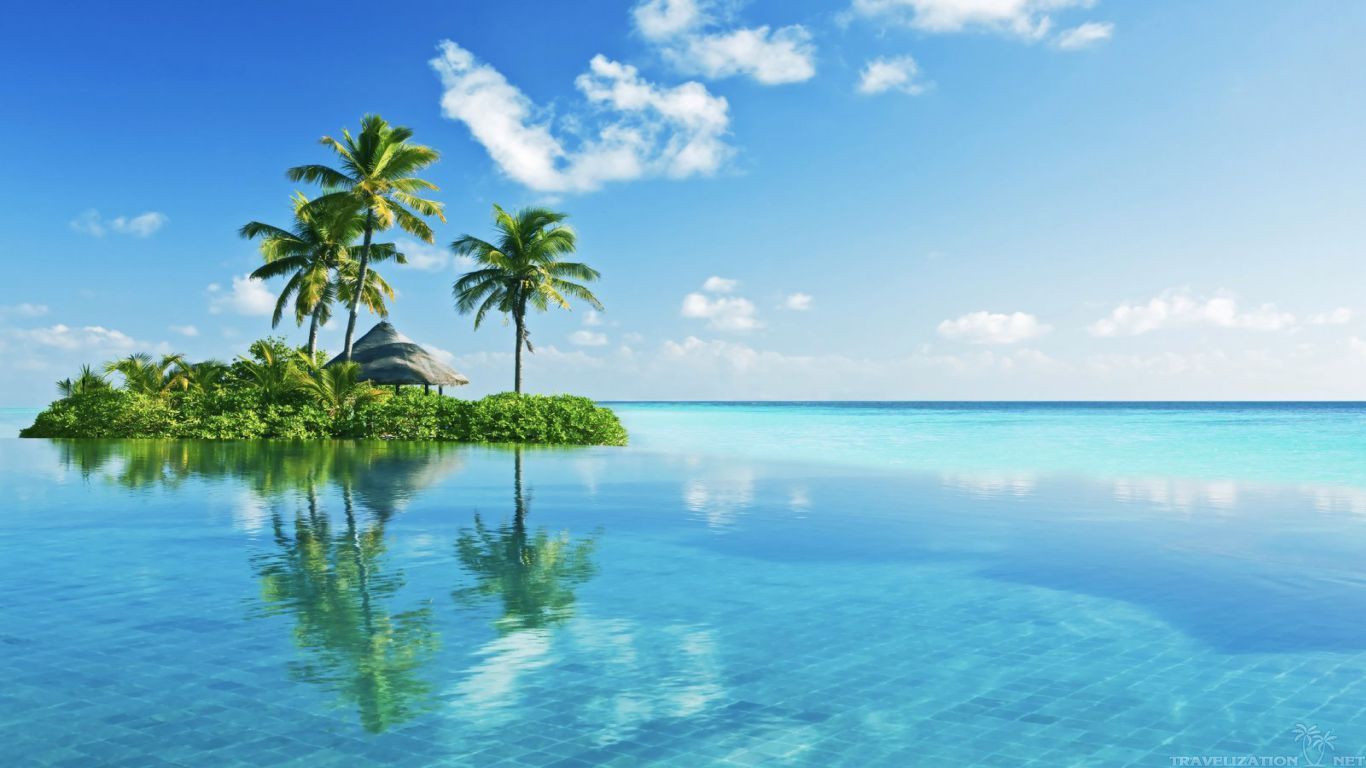 Tropical Island Wallpapers Group 
 Data-src /full/81549 - Tropical Island Backgrounds - HD Wallpaper 
