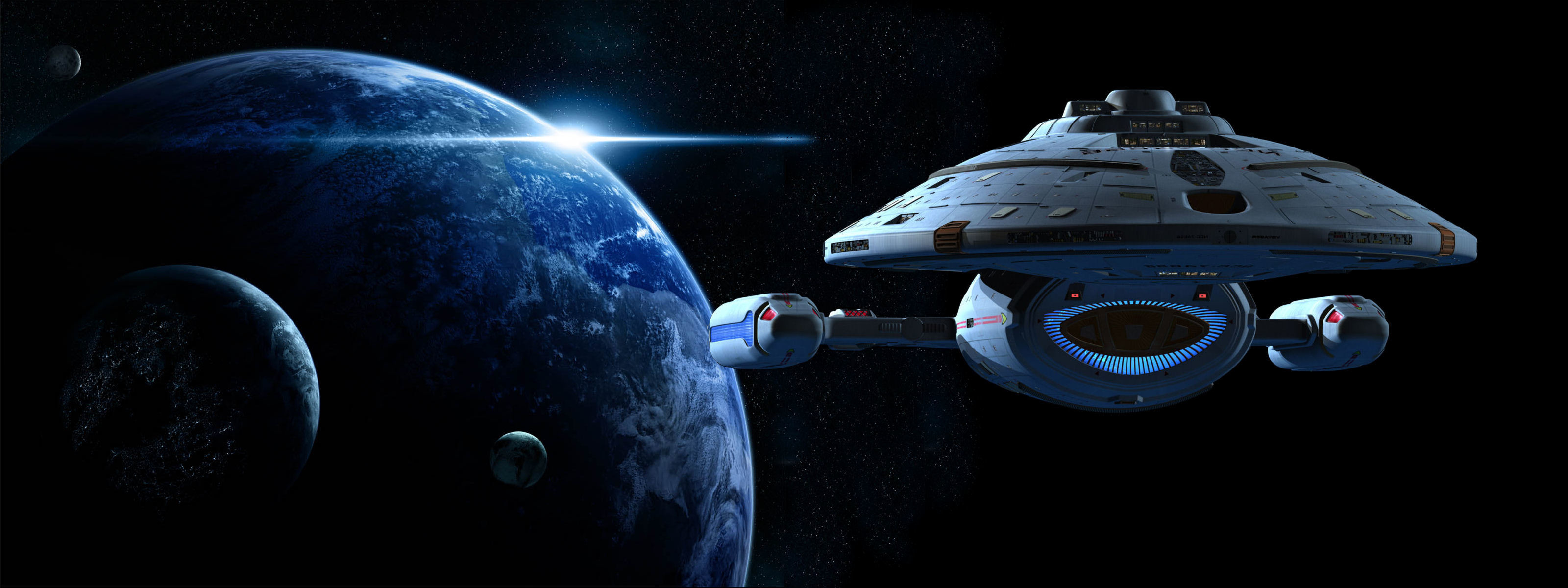 Star Trek Voyager Wallpaper 
 Src Widescreen Star Trek - Star Trek Voyager Wallpaper 4k - HD Wallpaper 