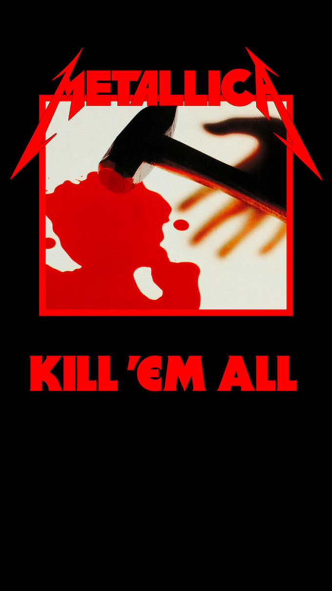 Metallica Wallpaper Android - Metallica Kill Em All Iphone - HD Wallpaper 