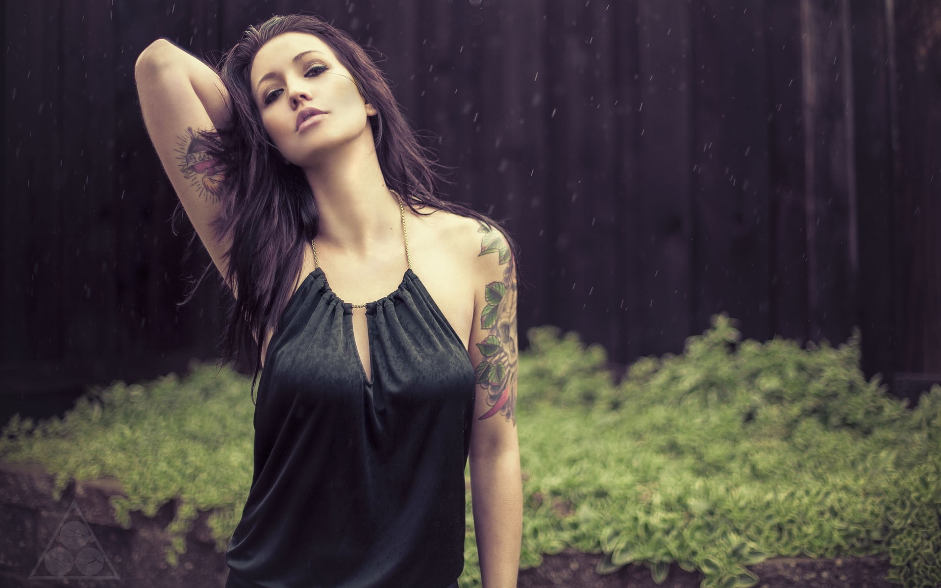 Tattoo Cute Girl Wallpaper Hd - HD Wallpaper 