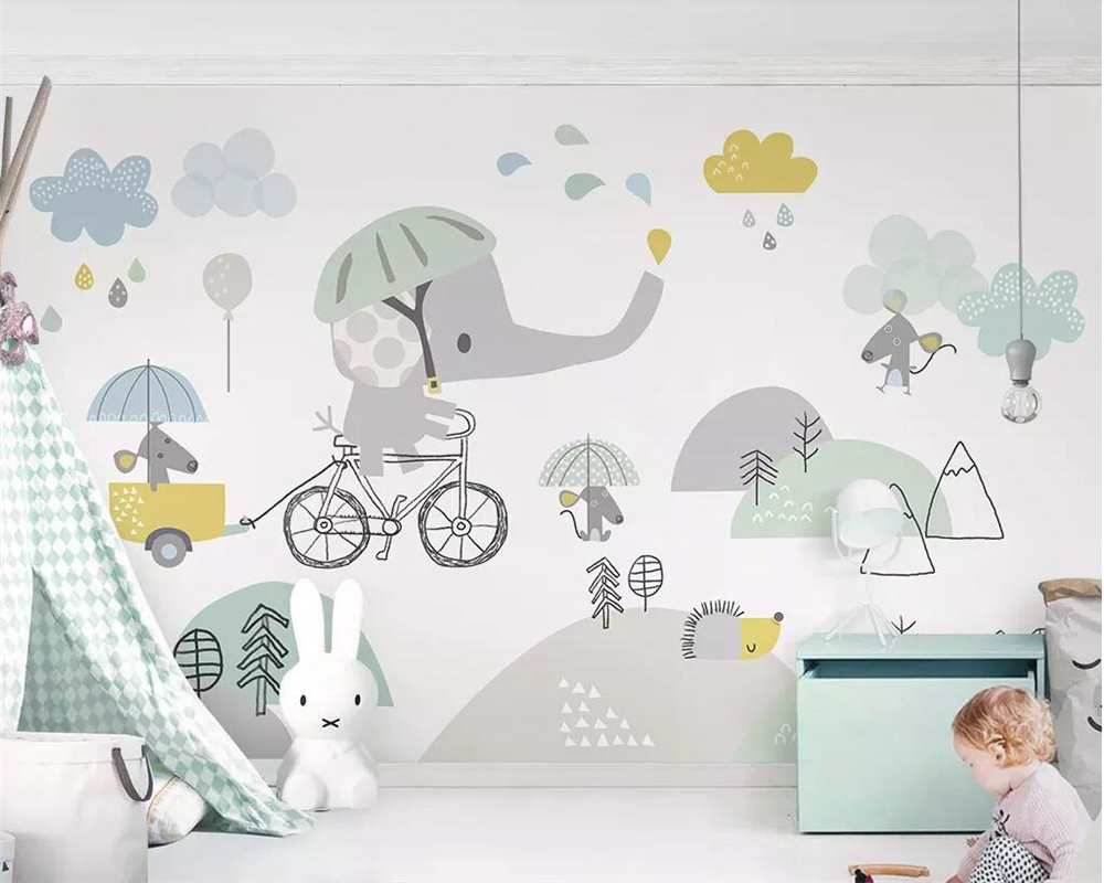 Mural Cute - HD Wallpaper 