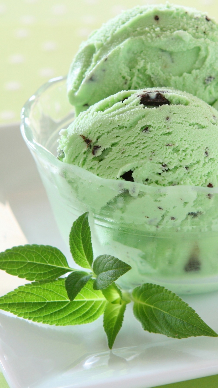 Mint Ice Cream Background - HD Wallpaper 