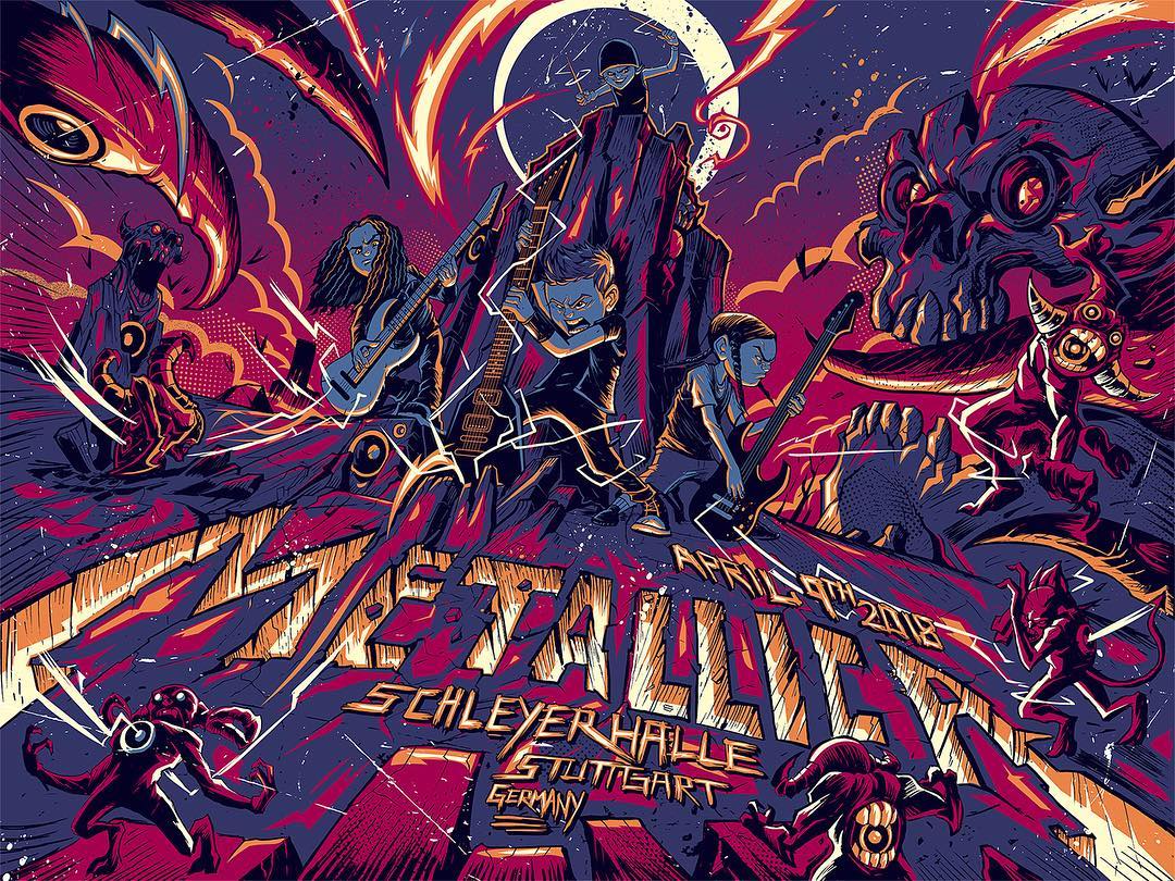 Metallica Poster - HD Wallpaper 