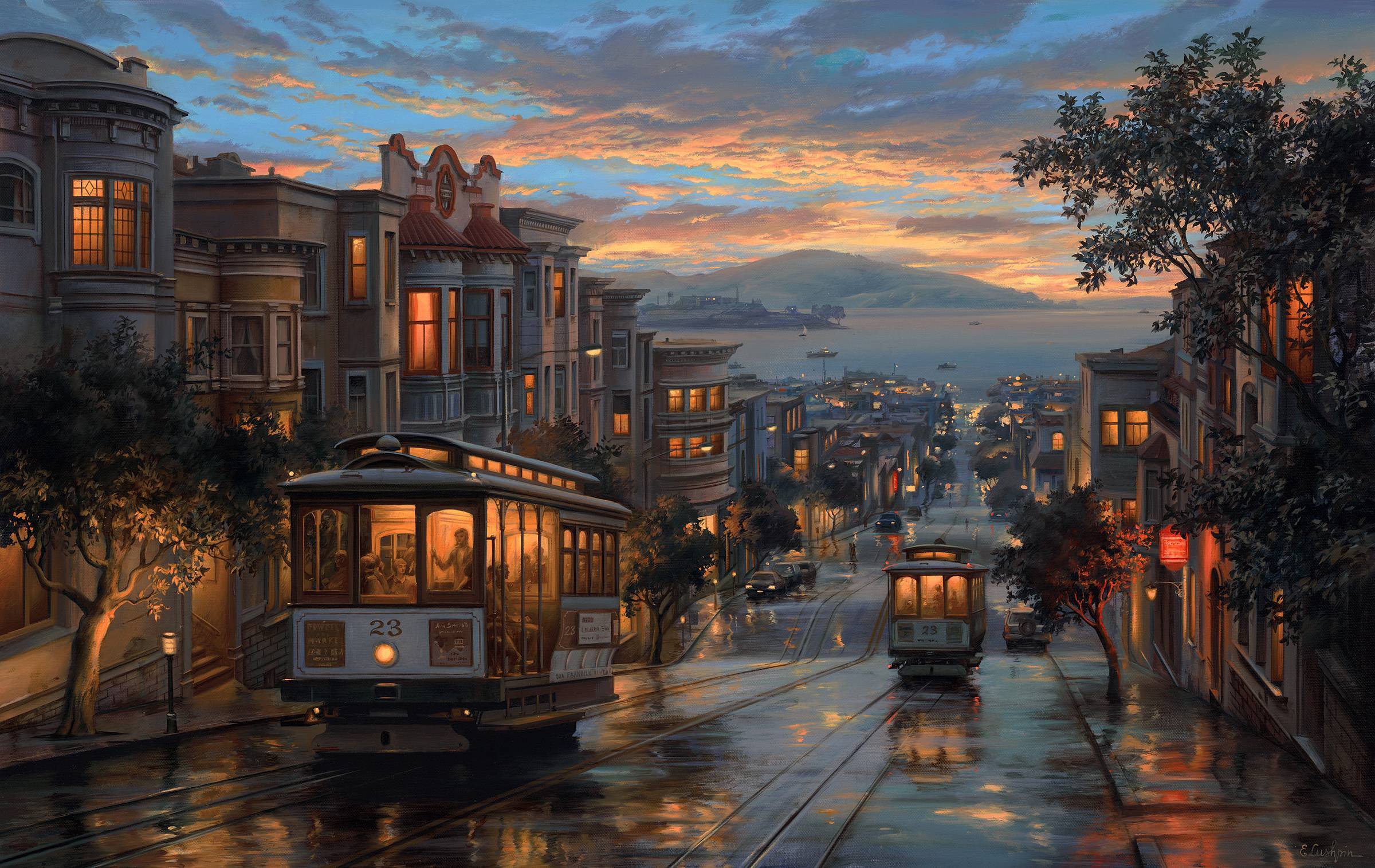 Evgeny Lushpin Cable Car Heaven - HD Wallpaper 