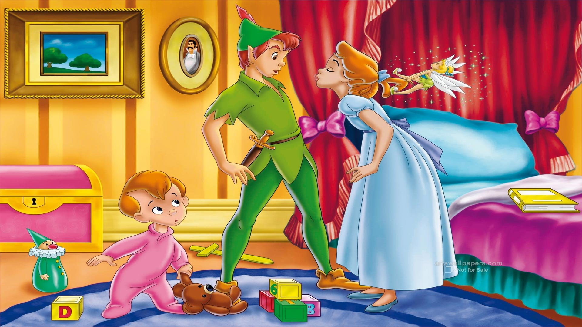 High Resolution Peter Pan Hd 1080p Wallpaper Id - Peter Pan Wallpaper Hd - HD Wallpaper 