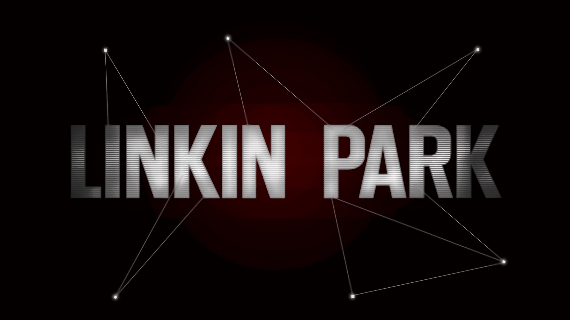 Wallpaper Linkin Park, Letters, Dots, Frame, Background - Graphic Design - HD Wallpaper 