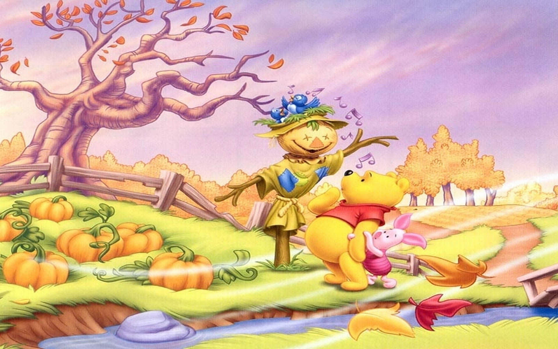 October Winnie The Pooh - HD Wallpaper 