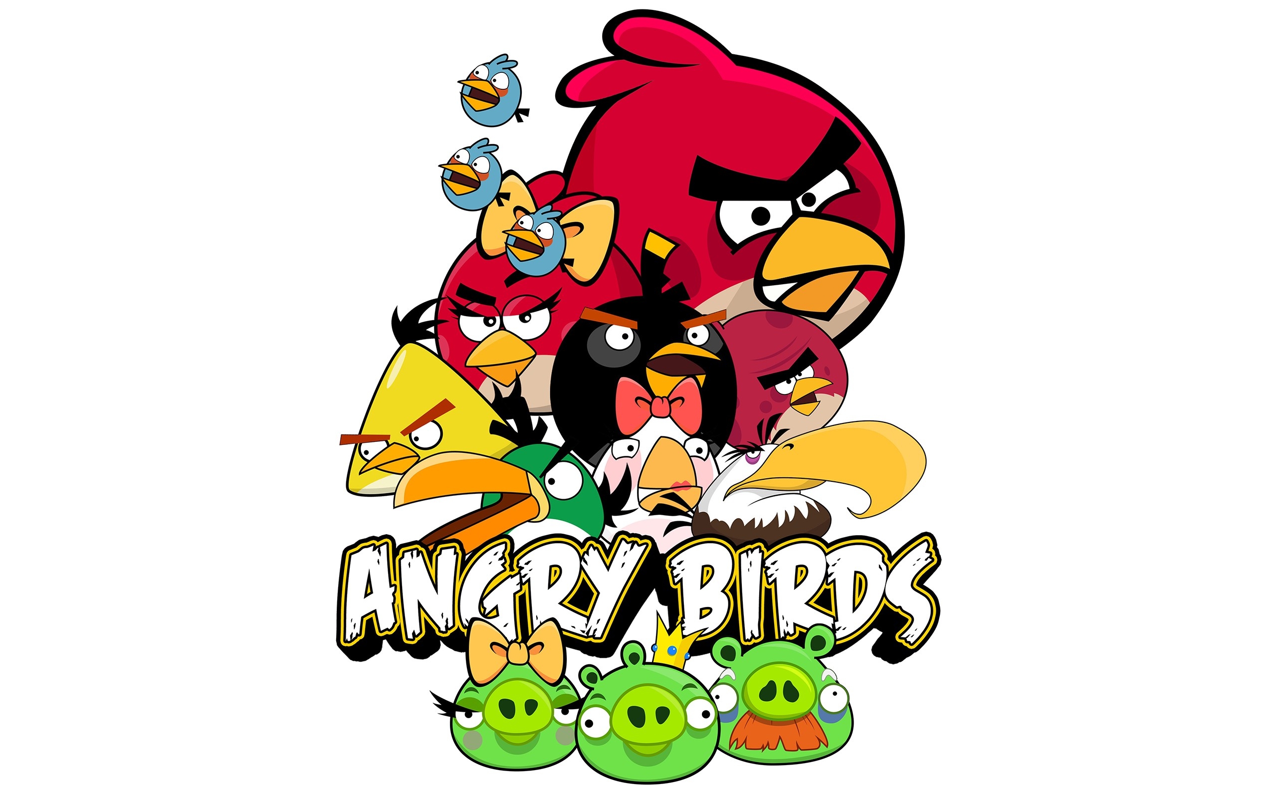 Angry Bird Wallpaper Cute - Angry Birds Hd Png - HD Wallpaper 