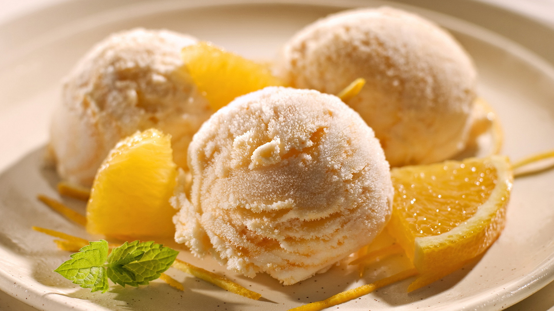 Chill Orange Ice Cream Free Wallpaper Download - Ice Cream Picture Download - HD Wallpaper 